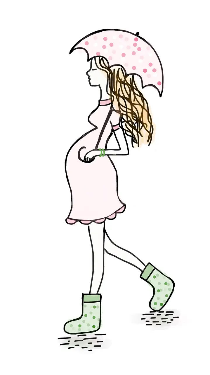 Dessin femme enceinte, sophrologie et hypnose TOULON
